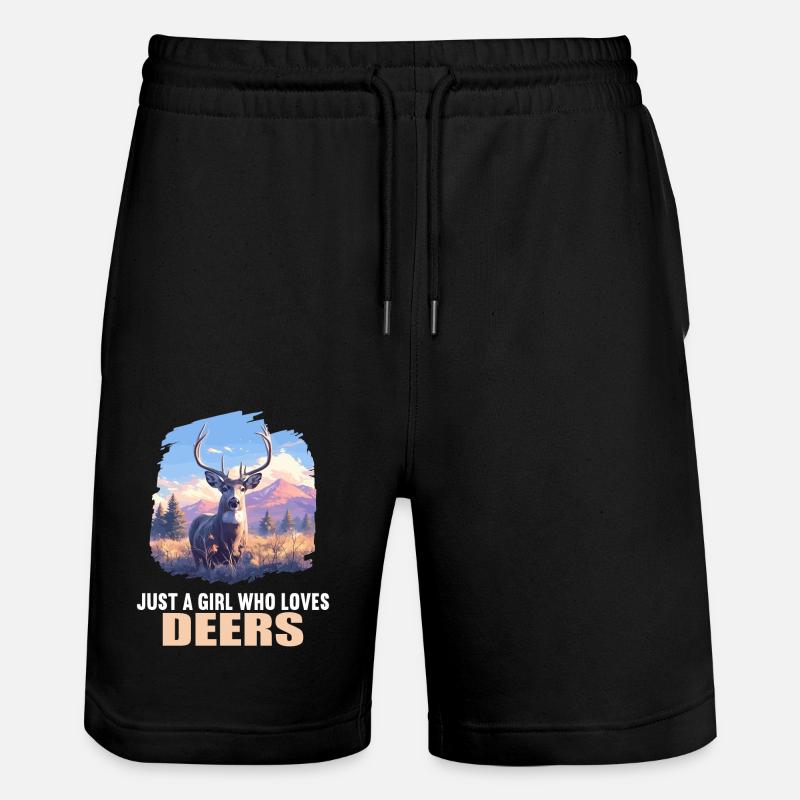 Cerf Cerf - Short de jogging bio TRAINER Stanley/Stella unisexe - noir