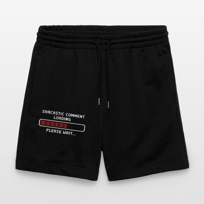 Sarcastic comment loading please wait Programmer Stanley/Stella Trainer Unisex Organic Jogging Shorts
