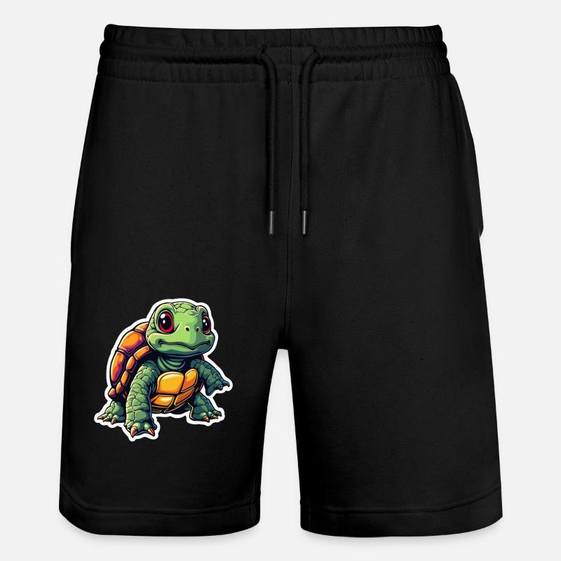 TORTUE - Short de jogging bio TRAINER Stanley/Stella unisexe - noir
