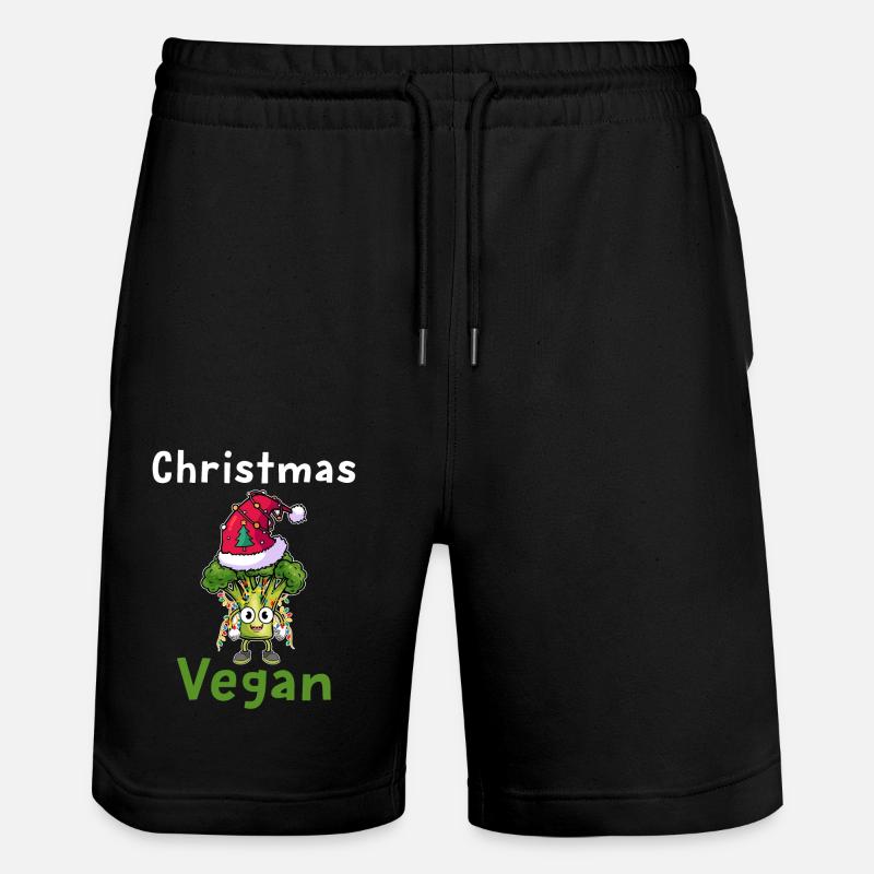 Brocoli de Noël - Short de jogging bio TRAINER Stanley/Stella unisexe - noir