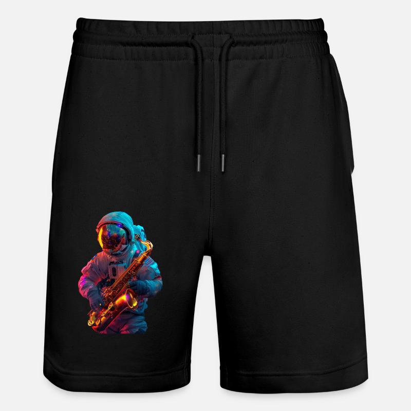Saxophone astronaute - Short de jogging bio TRAINER Stanley/Stella unisexe - noir