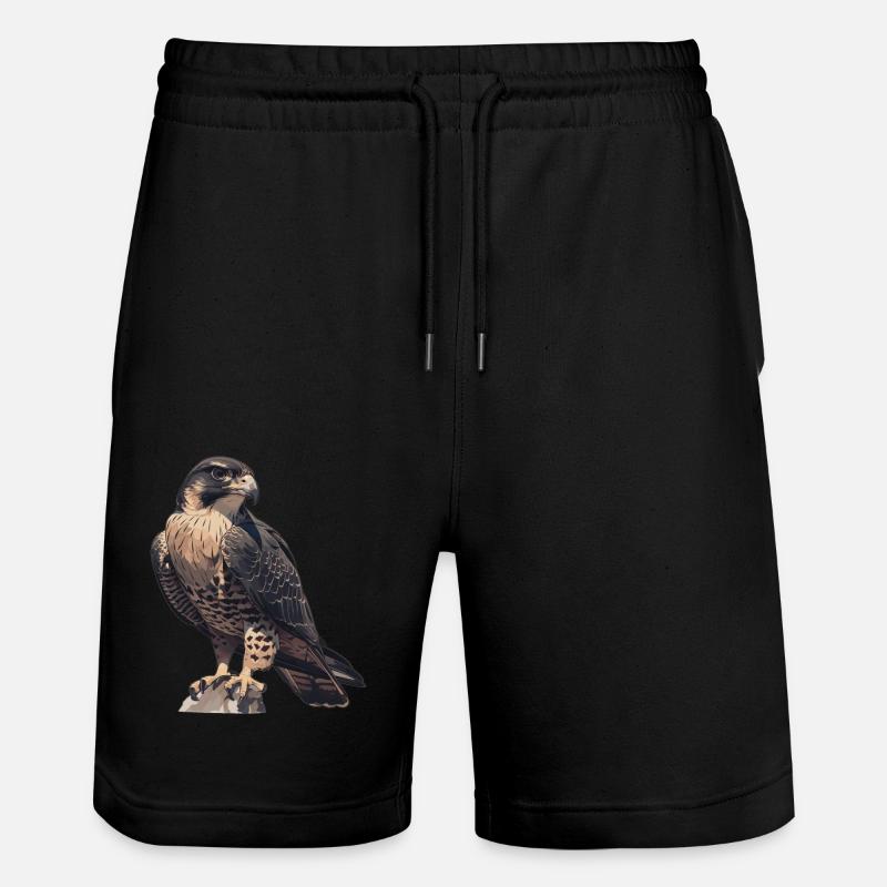 Faucon Faucon - Short de jogging bio TRAINER Stanley/Stella unisexe - noir