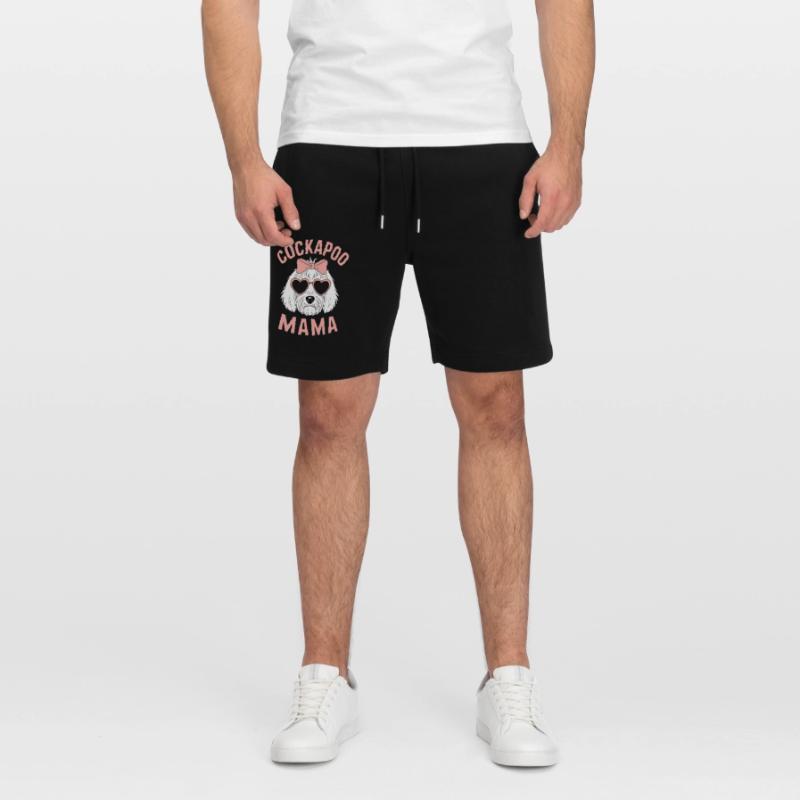 Cockapoo Saying Mom Funny Cockapoo Gift Stanley/Stella Trainer Unisex Organic Jogging Shorts
