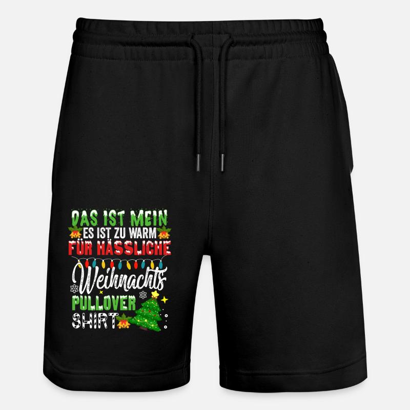 Père Noël Noël laid Noël - Short de jogging bio TRAINER Stanley/Stella unisexe - noir