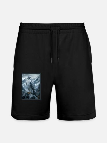 Falcon Falcon - Stanley/Stella Trainer Unisex Organic Jogging Shorts - black