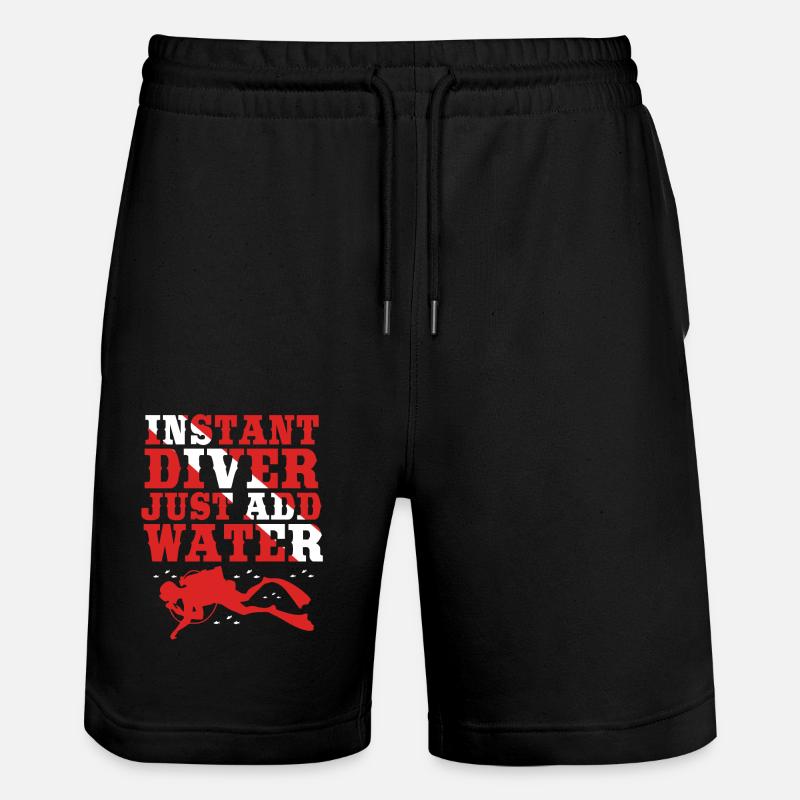Tauchen - Stanley/Stella Unisex Bio Joggingshorts Trainer - Schwarz