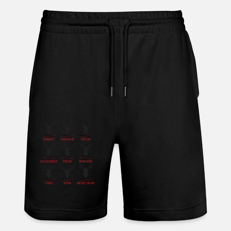 Umorismo della renna: da Dasher a Rudolph con - Pantaloncini da jogger ecologici unisex Trainer di Stanley/Stella - nero