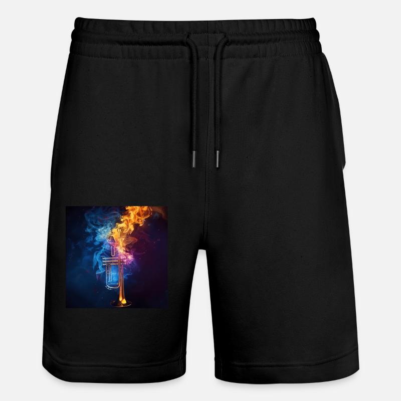 Trompette - Short de jogging bio TRAINER Stanley/Stella unisexe - noir