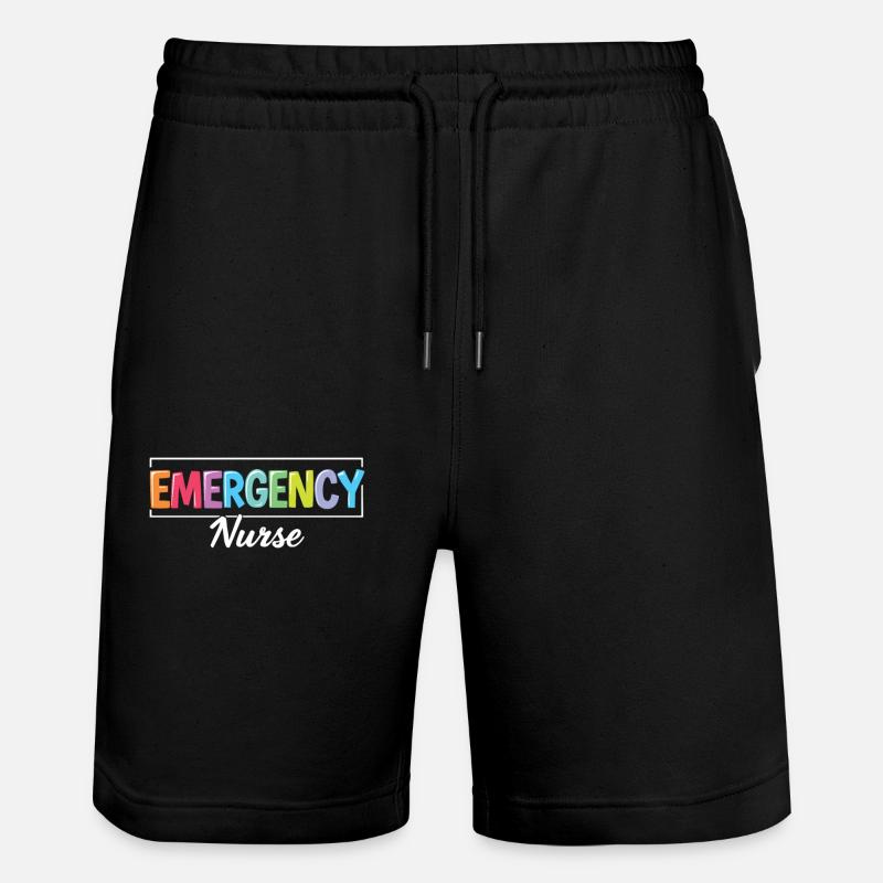 Infirmière d’urgence Krankenschwester - Short de jogging bio TRAINER Stanley/Stella unisexe - noir