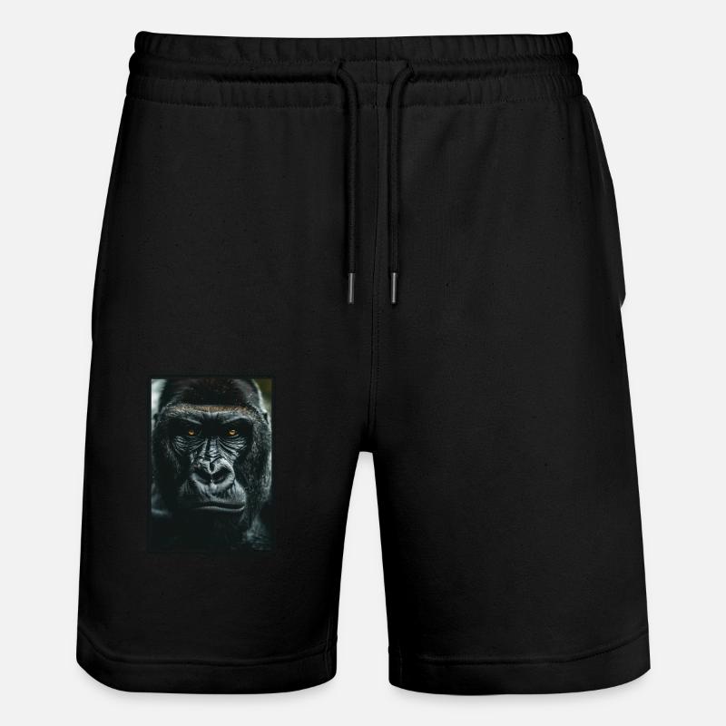 Gorillas Gorilla - Stanley/Stella Unisex Bio Joggingshorts Trainer - Schwarz