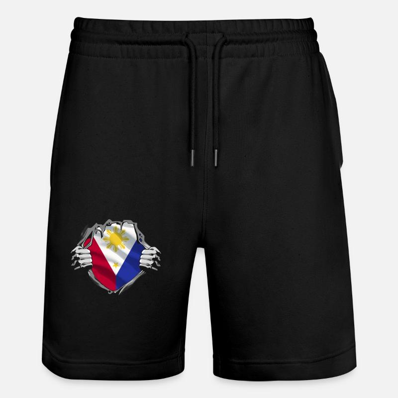 Drapeau philippin Pride - Short de jogging bio TRAINER Stanley/Stella unisexe - noir