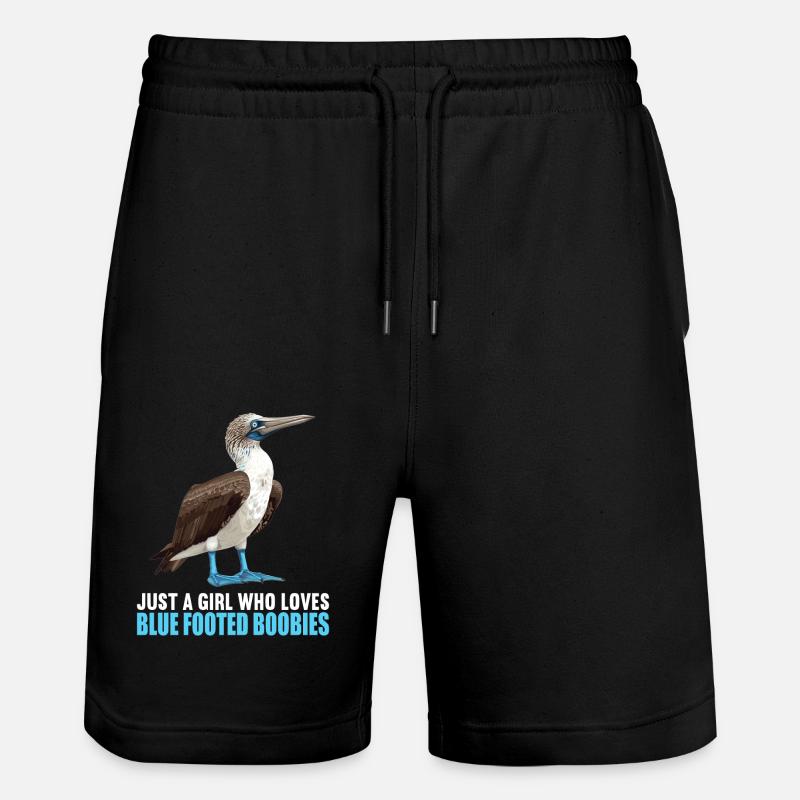 Fou à pieds bleus - Short de jogging bio TRAINER Stanley/Stella unisexe - noir