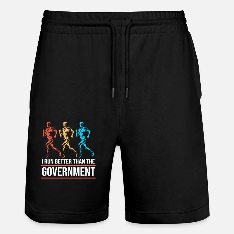 Marathonien Marathonien - Short de jogging bio TRAINER Stanley/Stella unisexe - noir