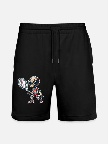 Alien Tennis - Stanley/Stella Trainer Unisex Organic Jogging Shorts - black