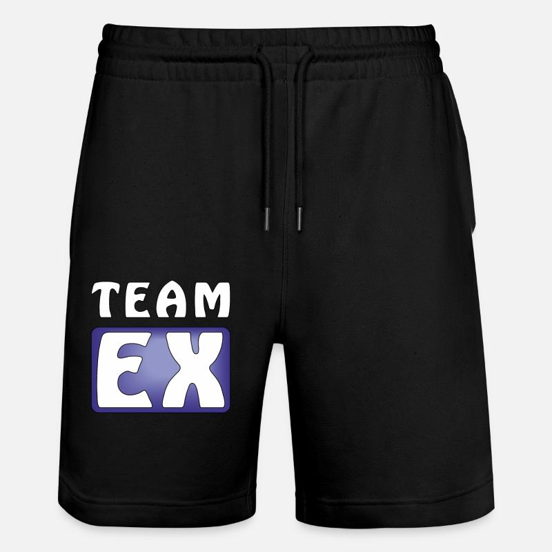 TEAM EX - Stanley/Stella Unisex Bio Joggingshorts Trainer  - Schwarz