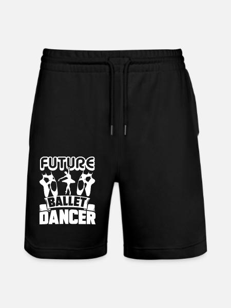 Ballet Dancer Future Ballet Dancer - Stanley/Stella Trainer Unisex Organic Jogging Shorts - black