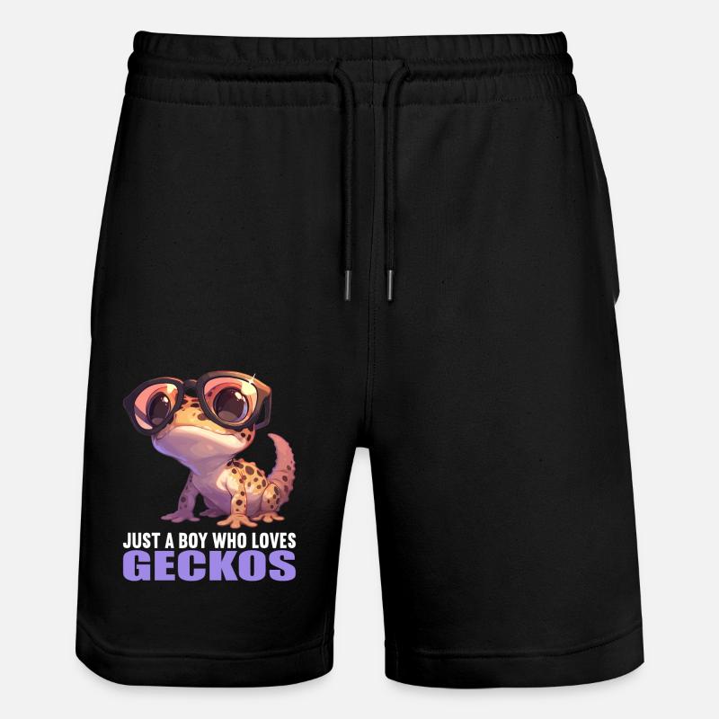 Geckos Geckos - Short de jogging bio TRAINER Stanley/Stella unisexe - noir