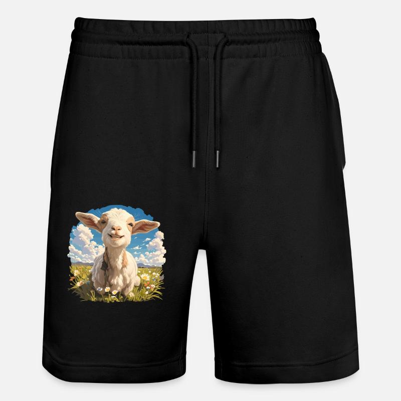 Chèvres chèvre - Short de jogging bio TRAINER Stanley/Stella unisexe - noir