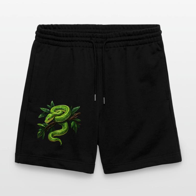 Green Tree Python Snakes Lover Terrarium Stanley/Stella Trainer Unisex Organic Jogging Shorts