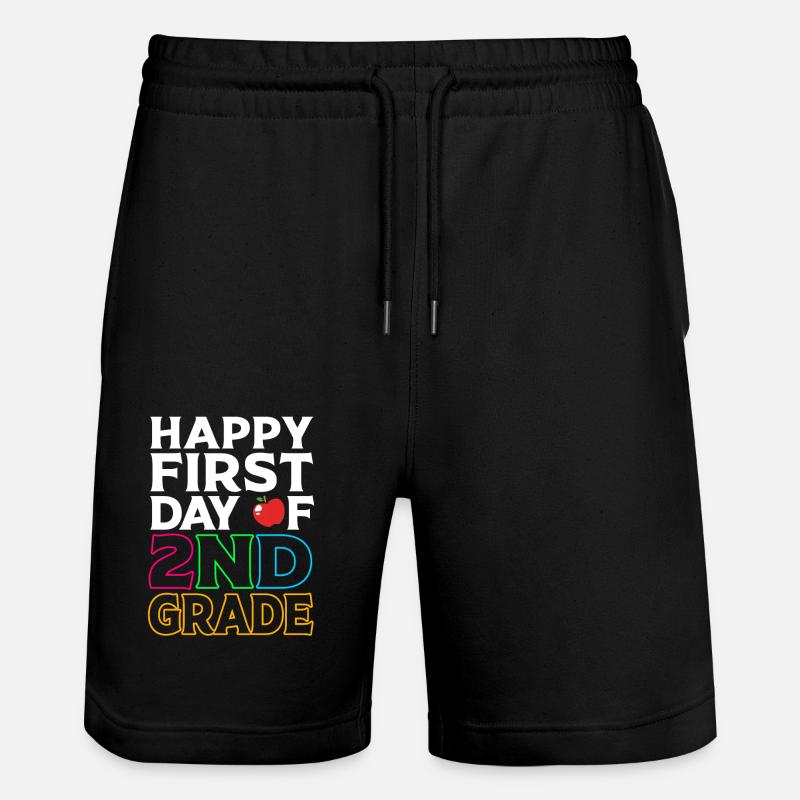 2. Klasse - Stanley/Stella Unisex Bio Joggingshorts Trainer  - Schwarz