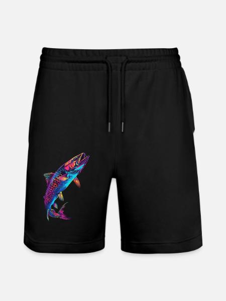 Tarpon - Stanley/Stella Unisex Bio Joggingshorts Trainer - Schwarz