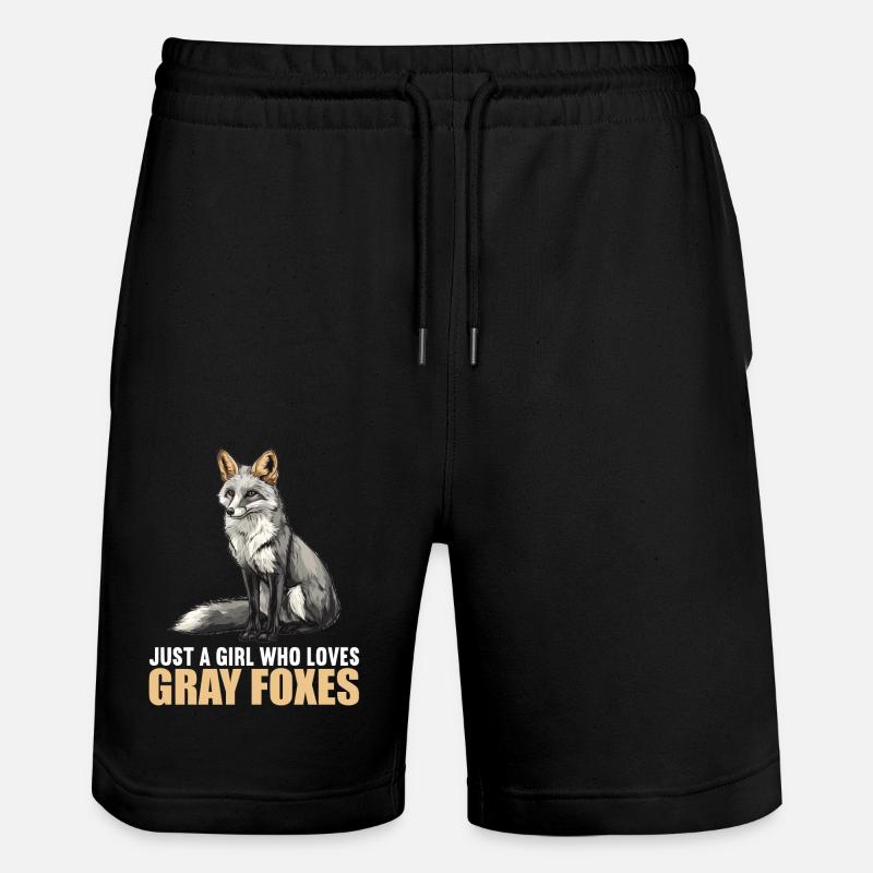 Renards gris Renard gris - Short de jogging bio TRAINER Stanley/Stella unisexe - noir