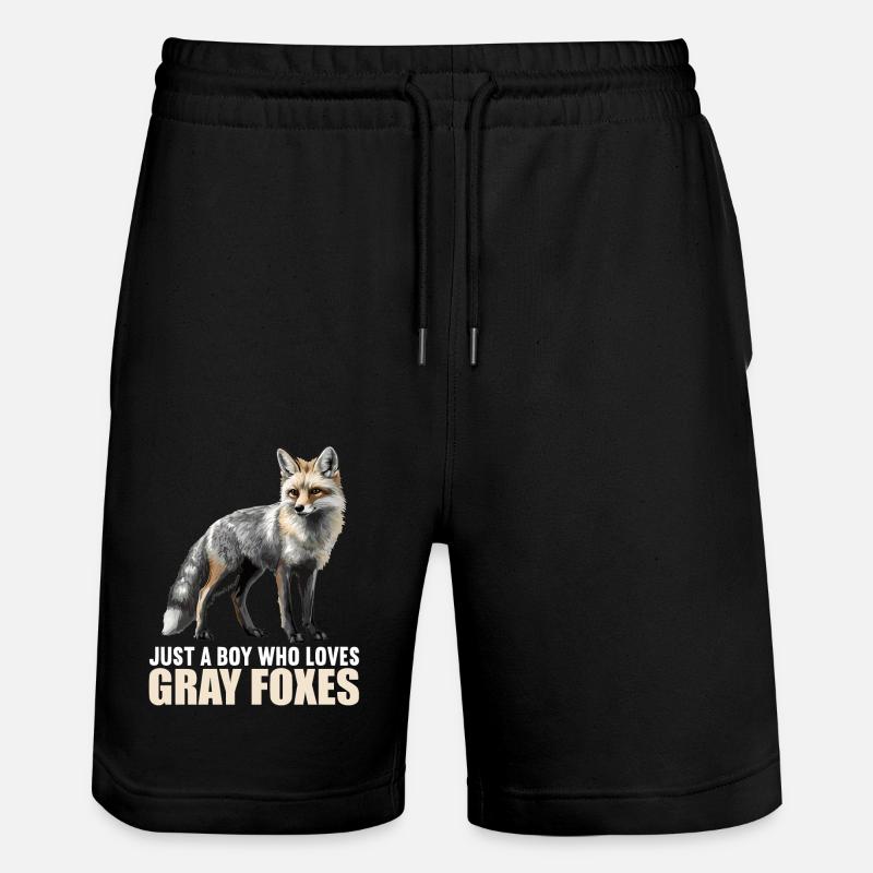 Renards gris Renard gris - Short de jogging bio TRAINER Stanley/Stella unisexe - noir