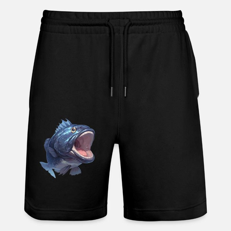 groupers grouper - Stanley/Stella Trainer Unisex Organic Jogging Shorts - black