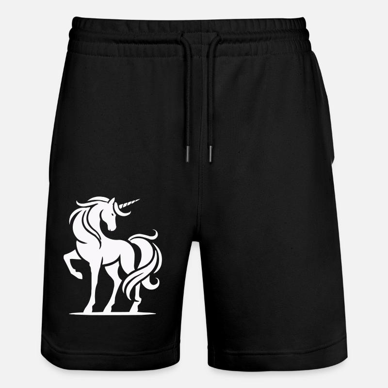licorne - Short de jogging bio TRAINER Stanley/Stella unisexe - noir