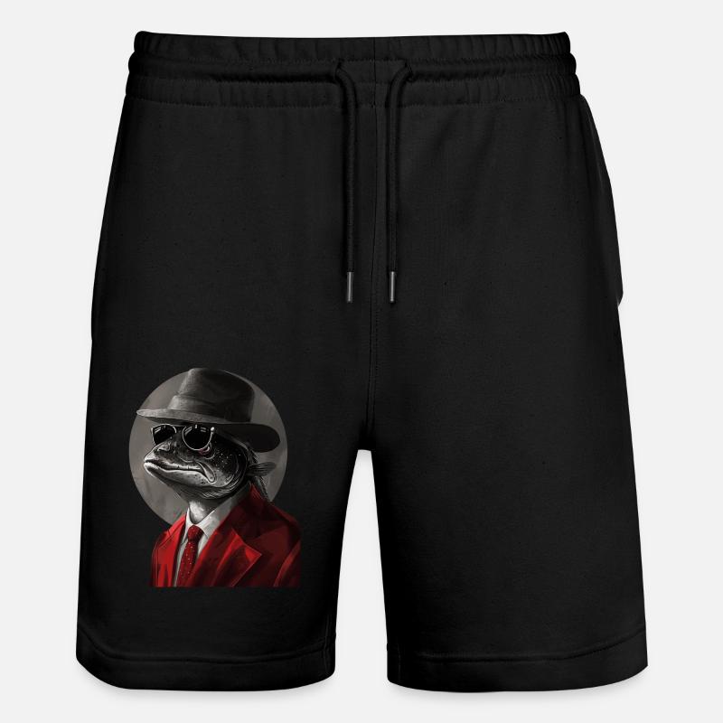 Tarpon - Stanley/Stella Unisex Bio Joggingshorts Trainer  - Schwarz