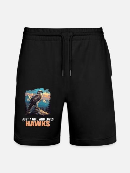 Faucon Faucon - Short de jogging bio TRAINER Stanley/Stella unisexe - noir