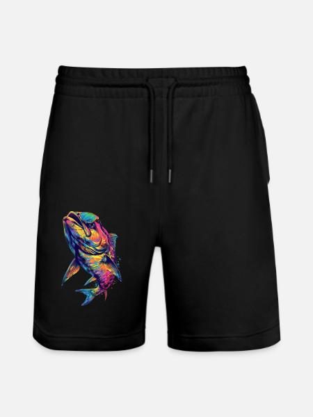 Tarpon - Stanley/Stella Unisex Bio Joggingshorts Trainer - Schwarz