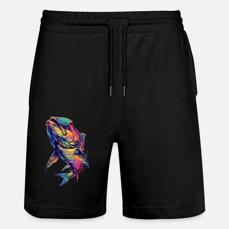 Tarpon - Stanley/Stella Unisex Bio Joggingshorts Trainer - Schwarz