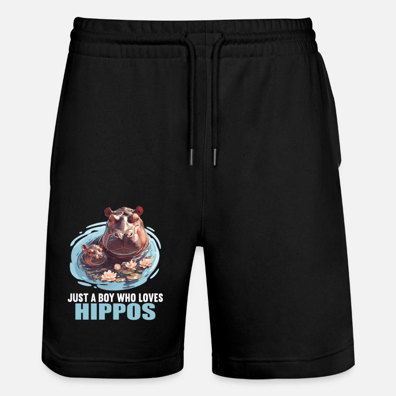 Hippopotame Hippopotame - Short de jogging bio TRAINER Stanley/Stella unisexe - noir