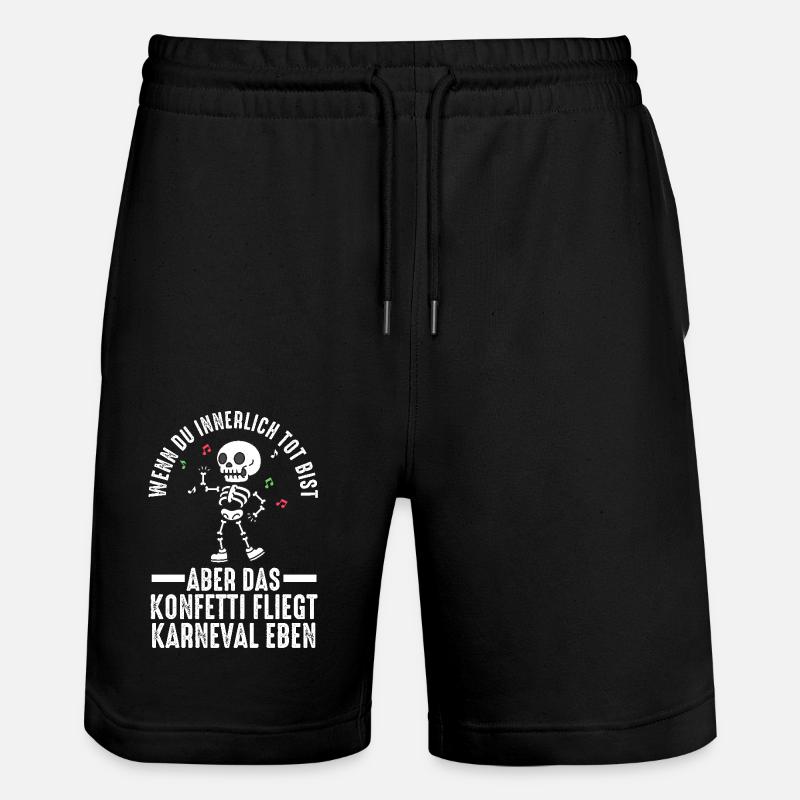 Costume de carnaval Carnaval - Short de jogging bio TRAINER Stanley/Stella unisexe - noir