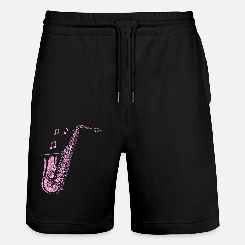 Saxophone Diamants - Short de jogging bio TRAINER Stanley/Stella unisexe - noir
