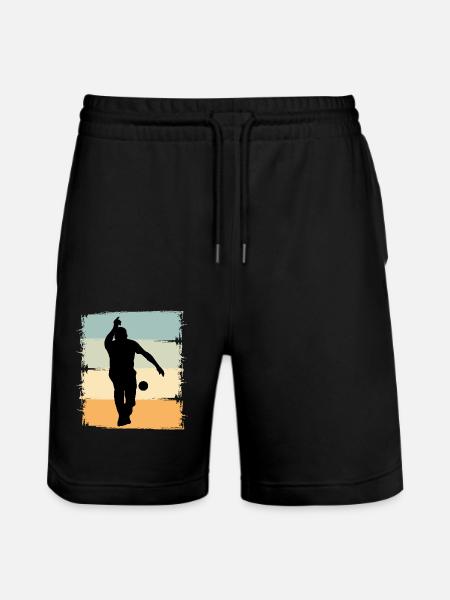 Boule Boccia Boule player - Stanley/Stella Trainer Unisex Organic Jogging Shorts - black