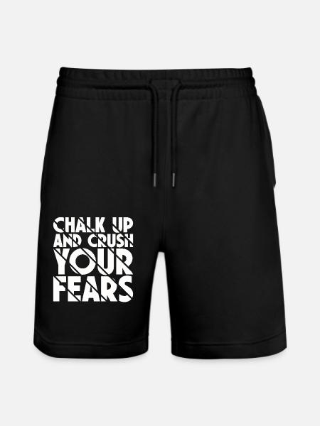 Bouldern Chalk Up Boulderer - Stanley/Stella Unisex Bio Joggingshorts Trainer  - Schwarz