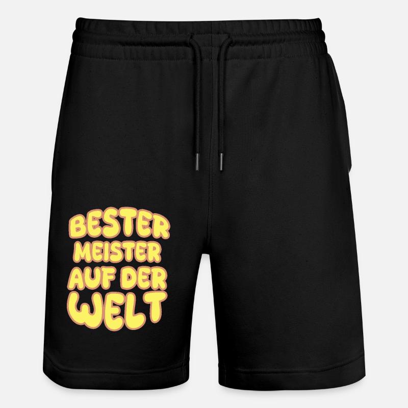 Maître comme vocation - Short de jogging bio TRAINER Stanley/Stella unisexe - noir