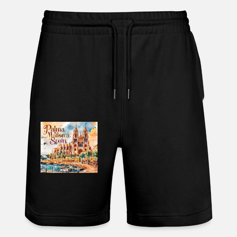 Palma de Majorque - Short de jogging bio TRAINER Stanley/Stella unisexe - noir