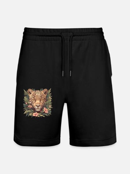 Jaguars Jaguar - Stanley/Stella Trainer Unisex Organic Jogging Shorts - black