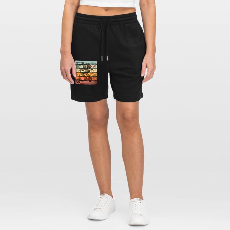 E-Scooter E-Roller Tretroller Stanley/Stella Unisex Bio Joggingshorts Trainer 
