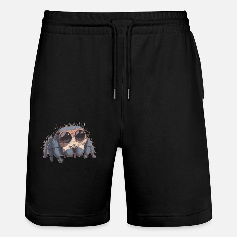 Araignée sauteuse Springspinnen Springspinne - Short de jogging bio TRAINER Stanley/Stella unisexe - noir