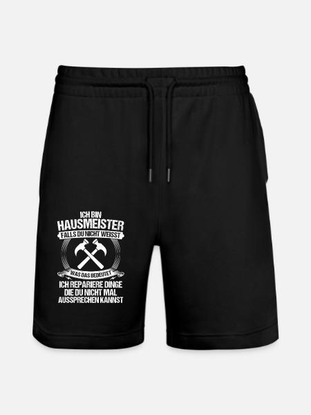 Facility Manager Caretaker Caretaker - Stanley/Stella Trainer Unisex Organic Jogging Shorts - black