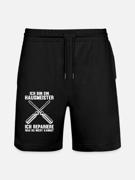 Facility Manager Caretaker Caretaker - Stanley/Stella Trainer Unisex Organic Jogging Shorts - black