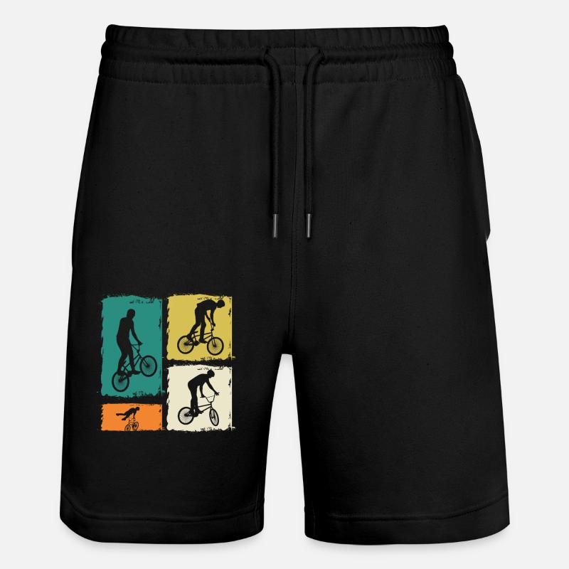 Vélo VTT - Short de jogging bio TRAINER Stanley/Stella unisexe - noir