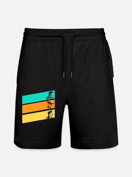 Vélo VTT - Short de jogging bio TRAINER Stanley/Stella unisexe - noir