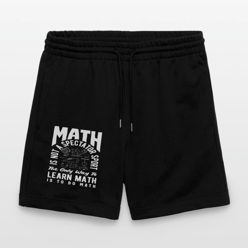 Math Teacher Math Gift Stanley/Stella Trainer Unisex Organic Jogging Shorts