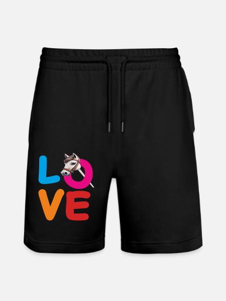 CHEVAL D’AMOUR - Short de jogging bio TRAINER Stanley/Stella unisexe - noir
