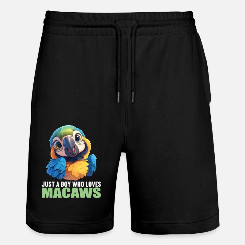 Macaw's Era - Stanley/Stella Trainer Unisex Organic Jogging Shorts - black